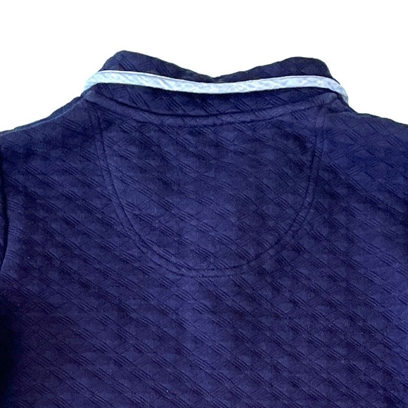 Crown & Ivy Blue Quilted Pullover Size Medium - Picture 4 of 10